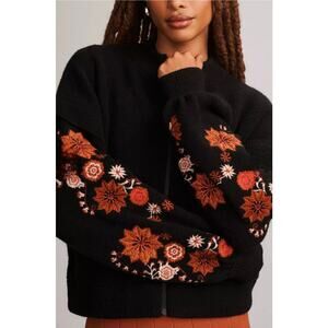 Anthropologie Isla Baltic Bomber Sweater. Ret. $188